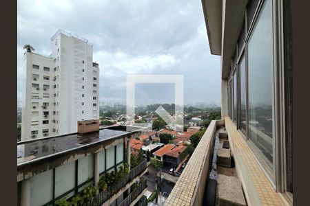 Vista da Sala de apartamento à venda com 4 quartos, 202m² em Vila Nova Conceição, São Paulo