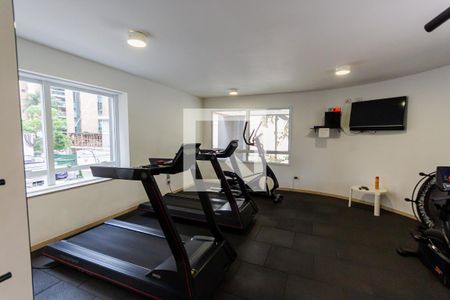Área comum - Academia de apartamento para alugar com 3 quartos, 150m² em Campestre, Santo André