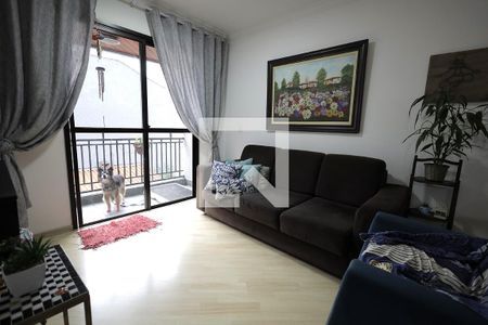 Sala de apartamento à venda com 3 quartos, 86m² em Vila Eldizia, Santo André