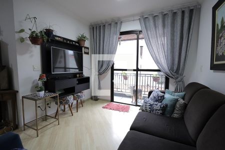 Sala de apartamento à venda com 3 quartos, 86m² em Vila Eldizia, Santo André