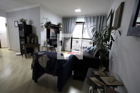 Sala de apartamento à venda com 3 quartos, 86m² em Vila Eldizia, Santo André