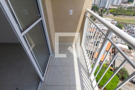 Varanda da Sala/Cozinha de apartamento para alugar com 1 quarto, 28m² em Penha de França, São Paulo