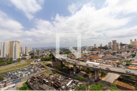 Vista da Varanda da Sala/Cozinha de apartamento para alugar com 1 quarto, 28m² em Penha de França, São Paulo