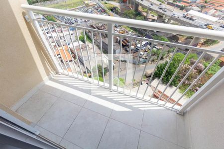 Varanda da Sala/Cozinha de apartamento para alugar com 1 quarto, 28m² em Penha de França, São Paulo