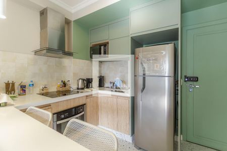 Sala/Cozinha de apartamento à venda com 2 quartos, 51m² em Itaim Bibi, São Paulo