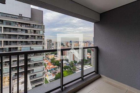 Varanda do Studio de kitnet/studio à venda com 1 quarto, 28m² em Santo Amaro, São Paulo
