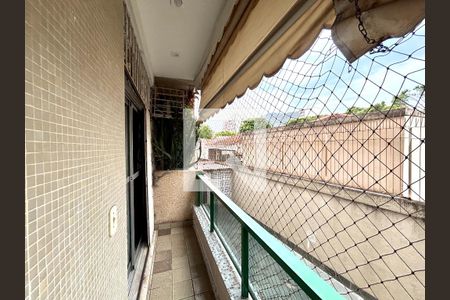 Varanda da sala de apartamento à venda com 3 quartos, 130m² em Botafogo, Rio de Janeiro