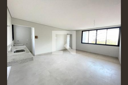 Sala/Cozinha de apartamento à venda com 3 quartos, 75m² em Itapoã, Belo Horizonte