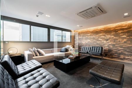 Área comum - Salão de festas de kitnet/studio à venda com 1 quarto, 38m² em chacara das pedras, Porto Alegre