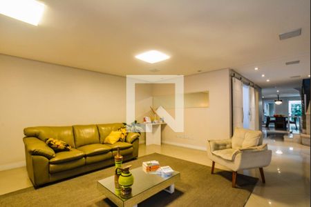 Sala de casa à venda com 6 quartos, 409m² em Centro, Santo André