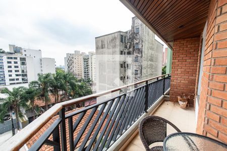 Varanda da sala de apartamento à venda com 4 quartos, 180m² em Vila Mariana, São Paulo
