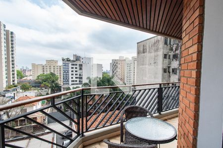 Varanda da sala de apartamento à venda com 4 quartos, 180m² em Vila Mariana, São Paulo