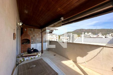 Varanda de apartamento à venda com 3 quartos, 184m² em Botafogo, Rio de Janeiro