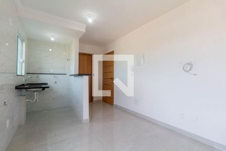 Sala/Cozinha de apartamento à venda com 1 quarto, 33m² em Vila Nova Manchester, São Paulo