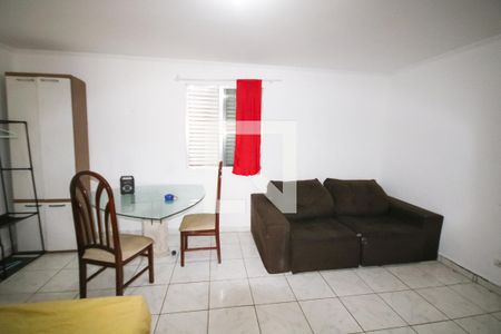 Sala/Quarto de apartamento para alugar com 1 quarto, 45m² em Guilhermina, Praia Grande