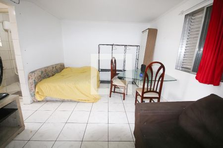 Sala/Quarto de apartamento para alugar com 1 quarto, 45m² em Guilhermina, Praia Grande