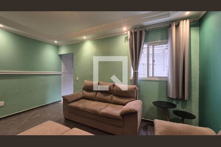 Sala de apartamento à venda com 3 quartos, 93m² em Campestre, Santo André