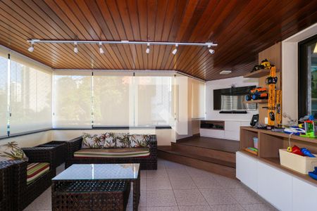 Varanda da Sala de apartamento à venda com 4 quartos, 340m² em Jardim Ampliacao, São Paulo
