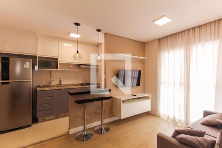 Sala de apartamento para alugar com 1 quarto, 39m² em Vila Regente Feijó, São Paulo