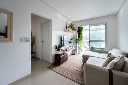 Sala de apartamento para alugar com 2 quartos, 75m² em José Menino, Santos