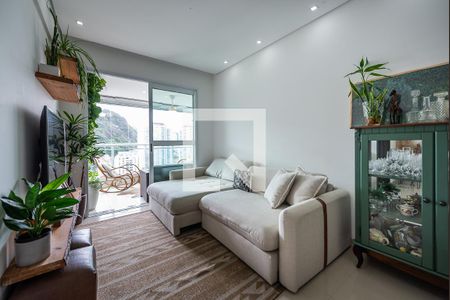 Sala de apartamento para alugar com 2 quartos, 75m² em José Menino, Santos