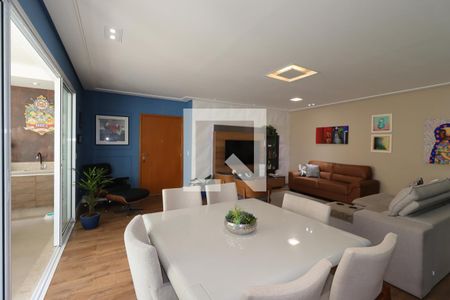 Sala de apartamento à venda com 4 quartos, 181m² em Campestre, Santo André