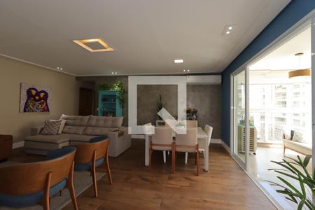 Sala de apartamento à venda com 4 quartos, 181m² em Campestre, Santo André