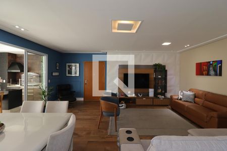 Sala de apartamento à venda com 4 quartos, 181m² em Campestre, Santo André