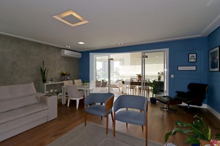 Sala de apartamento à venda com 4 quartos, 181m² em Campestre, Santo André