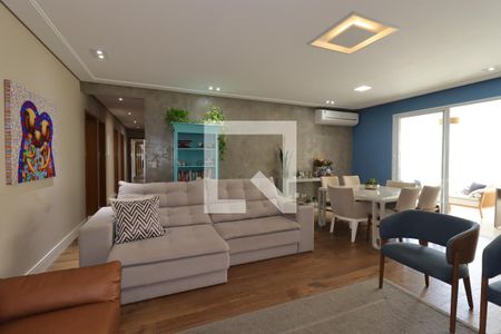 Sala de apartamento à venda com 4 quartos, 181m² em Campestre, Santo André