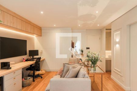 Sala de apartamento à venda com 1 quarto, 46m² em Vila Gertrudes, São Paulo