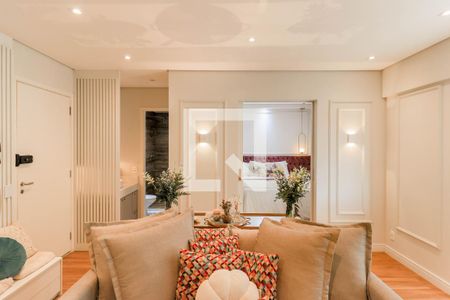 Sala de apartamento à venda com 1 quarto, 46m² em Vila Gertrudes, São Paulo