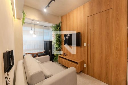 Sala de apartamento para alugar com 1 quarto, 35m² em Bela Vista, São Paulo