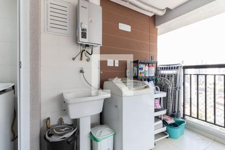 Varanda da Sala - Lavanderia de apartamento à venda com 3 quartos, 73m² em Vila Nair, São Paulo