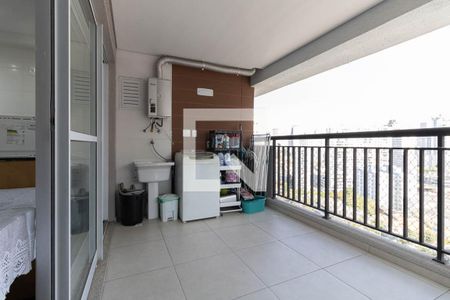 Varanda da Sala de apartamento à venda com 3 quartos, 73m² em Vila Nair, São Paulo