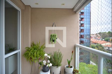 Varanda gourmet de apartamento à venda com 3 quartos, 122m² em Jardim, Santo André