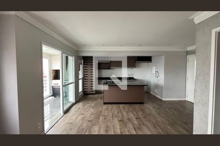 Sala de apartamento à venda com 2 quartos, 67m² em Vila Homero Thon, Santo André