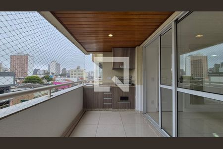 Varanda de apartamento à venda com 4 quartos, 128m² em Centro, Santo André