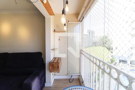 Varanda da Sala de apartamento para alugar com 2 quartos, 60m² em Vila Siqueira (zona Norte), São Paulo