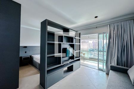Sala de apartamento para alugar com 1 quarto, 55m² em Vila Regente Feijó, São Paulo