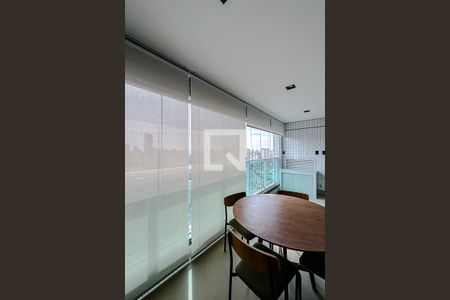 Varanda da Sala de apartamento para alugar com 1 quarto, 55m² em Vila Regente Feijó, São Paulo