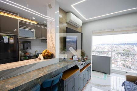 Sala/Cozinha de apartamento à venda com 2 quartos, 55m² em Vila Maria Alta, São Paulo
