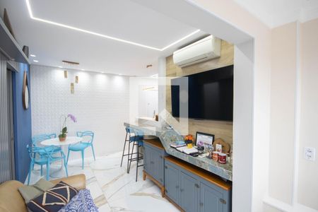 Sala/Cozinha de apartamento à venda com 2 quartos, 55m² em Vila Maria Alta, São Paulo
