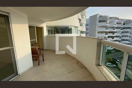 Varanda de apartamento para alugar com 3 quartos, 100m² em Recreio dos Bandeirantes, Rio de Janeiro