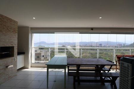 Varanda de apartamento para alugar com 3 quartos, 158m² em Loteamento Joao Batista Juliao, Guarujá