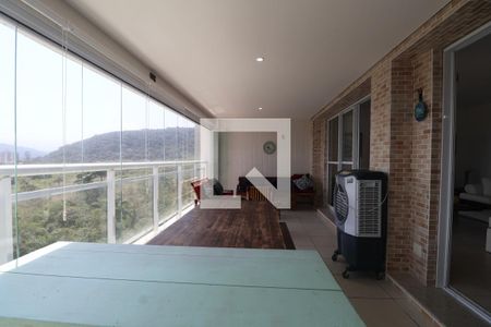Varanda de apartamento para alugar com 3 quartos, 158m² em Loteamento Joao Batista Juliao, Guarujá