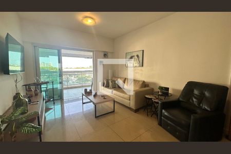 Sala de apartamento à venda com 2 quartos, 78m² em Barra da Tijuca, Rio de Janeiro