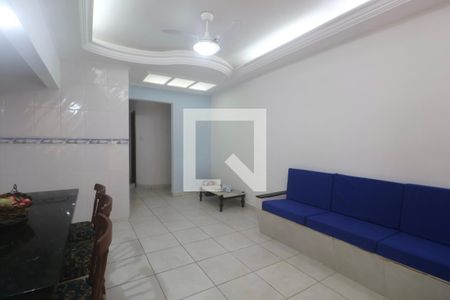 Sala de apartamento para alugar com 2 quartos, 55m² em Vila Julia, Guarujá