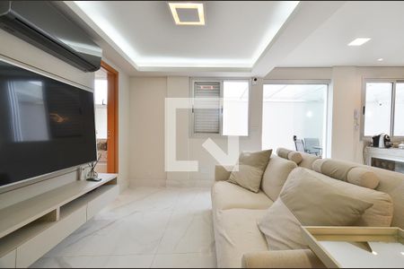 Sala  de apartamento à venda com 2 quartos, 136m² em Santo Antônio, Belo Horizonte