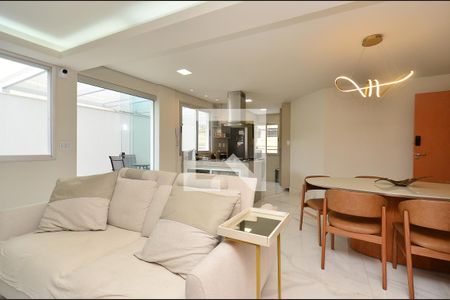 Sala  de apartamento à venda com 2 quartos, 136m² em Santo Antônio, Belo Horizonte